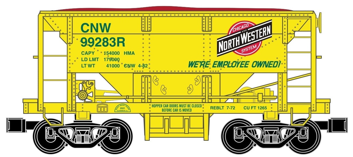 Ready Made Trains (RMT) 96741 O Gauge Ore Car Chicago & NorthWestern CNW