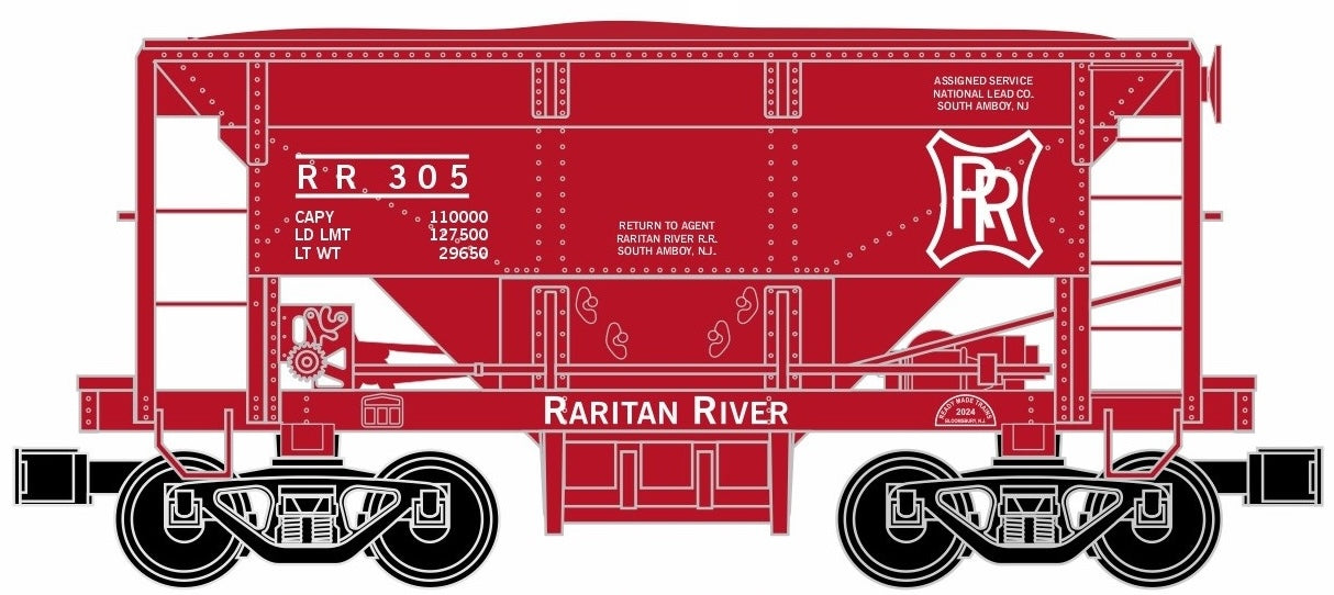 Ready Made Trains (RMT) 967783 O Gauge Ore Car Raritan River