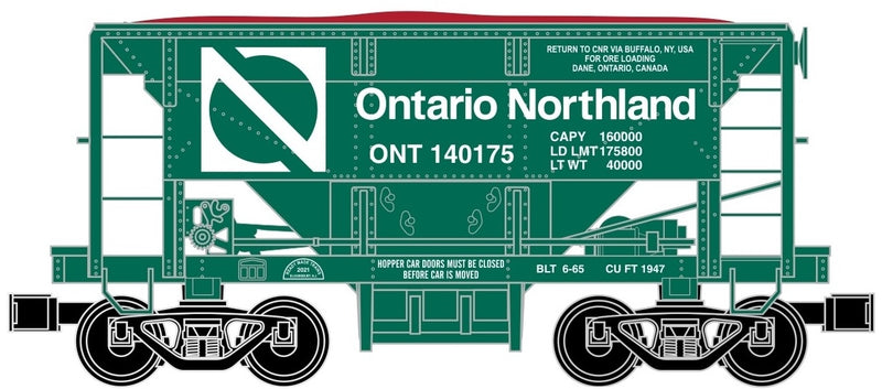 Ready Made Trains (RMT) 96799-02 O Gauge Ore Car Ontario & Northland ONT