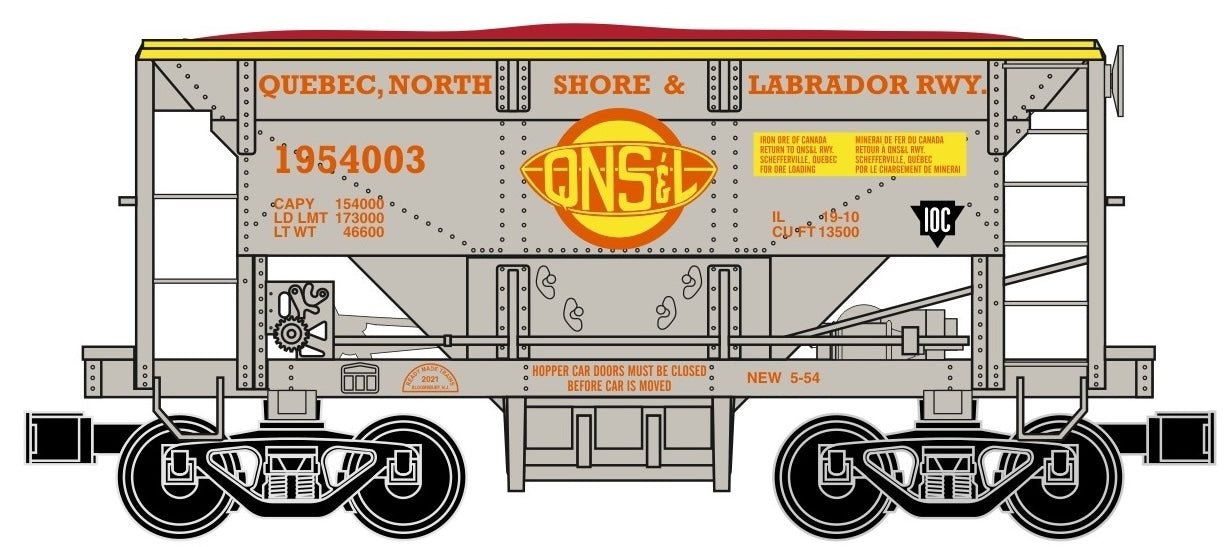 Ready Made Trains (RMT) 96799-03 O Gauge Ore Car Quebec North Shore & Labrador QNS&L