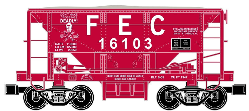 Ready Made Trains (RMT) 96799-04 O Gauge Ore Car Florida East Coast FEC