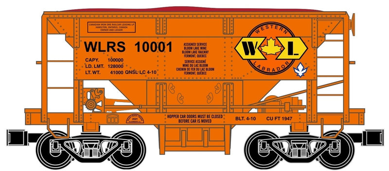Ready Made Trains (RMT) 96799-06 O Gauge Ore Car Genesee & Wyoming WLRS