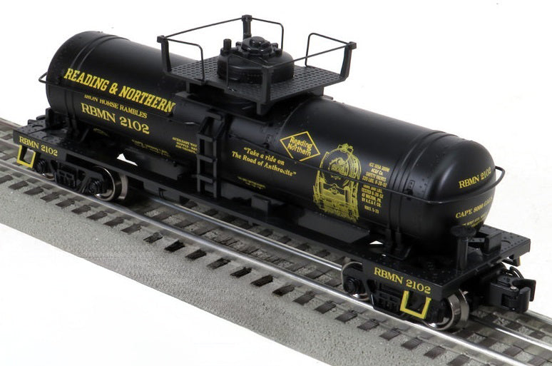 Ready Made Trains (RMT) 968122 Gauge Single Dome Tank Car Reading & Northern RBMN - Black