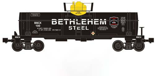 Ready Made Trains (RMT) 96819 O Gauge Single Dome Tank Car Bethlehem Steel