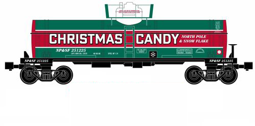 Ready Made Trains (RMT) 968504 O Gauge Single Dome Tank Car Christmas Candy