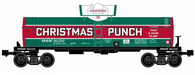 Ready Made Trains (RMT) 968506 O Gauge Single Dome Tank Car Christmas Punch