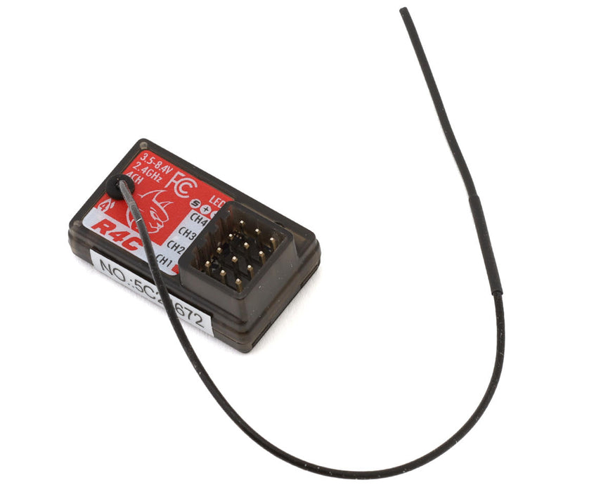 Redcat 20924 RCR-T4C 2A-BS 4-Channel 2.4GHz Transmitter with Receiver