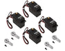 Redcat 21283 Torque Spec Servo 4-Pack (Includes Metal Servo Horns)