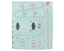 Redcat 24511 Custom Hauler 1953 Chevrolet COE Cab Decals Sheet (B)