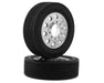 Redcat 25700 Custom Hauler Rear Pre-Mounted Tires on Chrome Wheels (2 Pack)