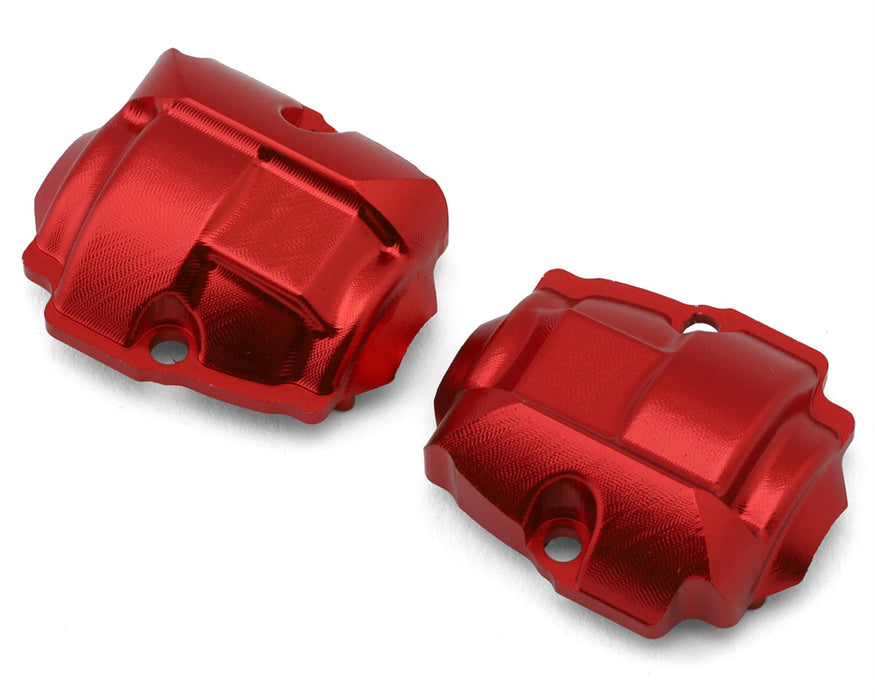 Redcat 30180 MT-18/Ascent-18 Red Aluminum Differential Covers (2 Pack)