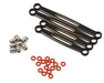 Redcat 30279 MT-18/Ascent-18 Black Brass Front & Rear Links (4 Pack)