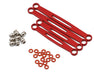 Redcat 30280 MT-18 Red Aluminum Front/Rear Links (4 Pack)