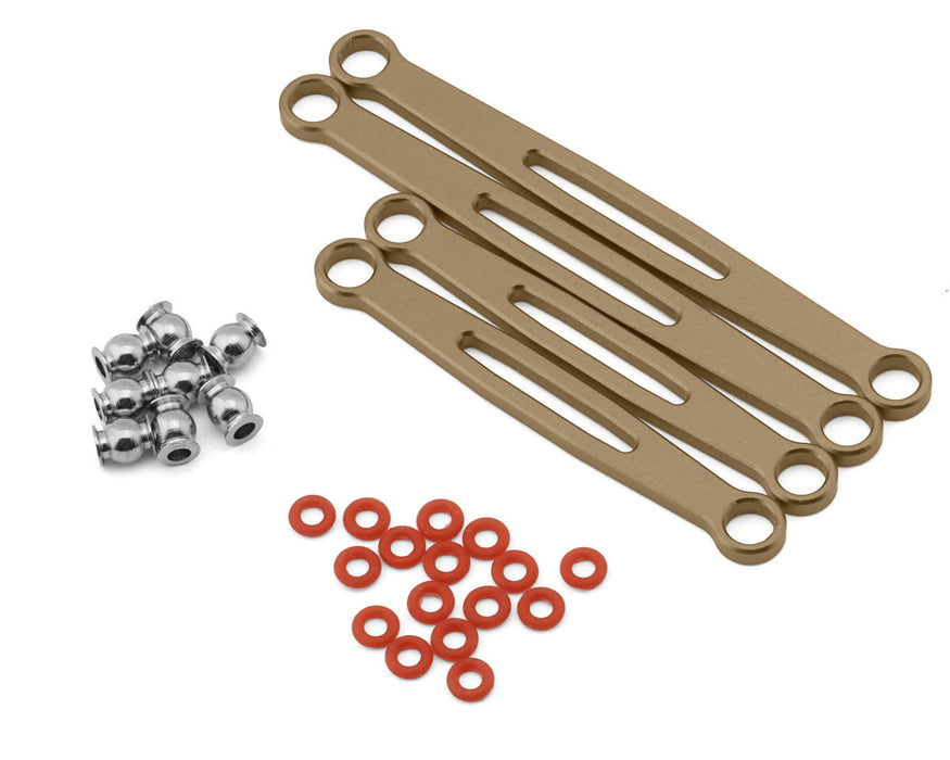 Redcat 30281 MT-18 Bronze Aluminum Front/Rear Links (4 Pack)