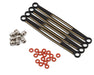 Redcat 30282 Ascent-18 Black Brass Rear Upper & Lower Links (4 Pack)