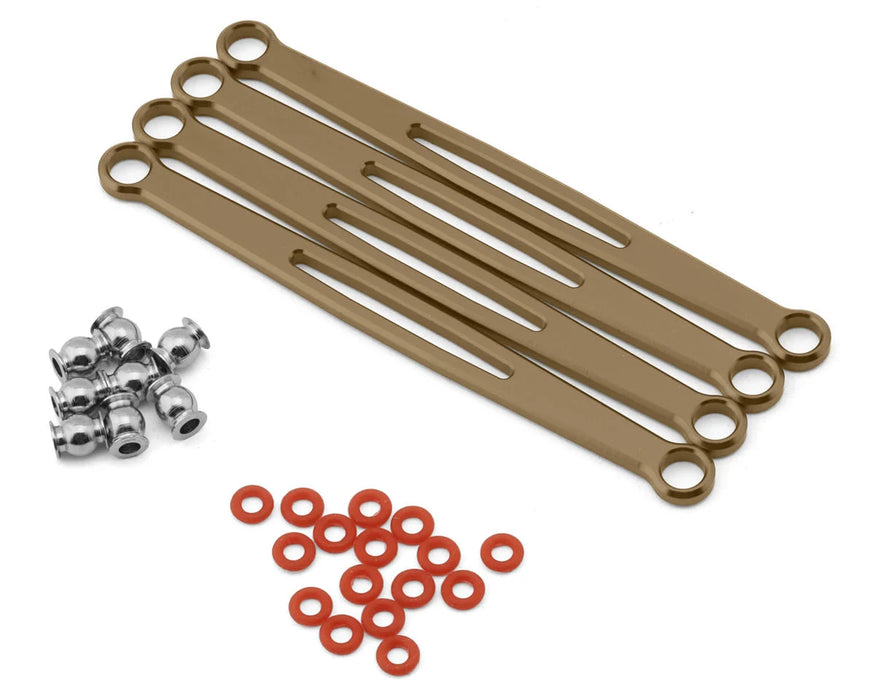 Redcat 30284 Ascent-18 Bronze Aluminum Rear Upper & Lower Links (4 Pack)