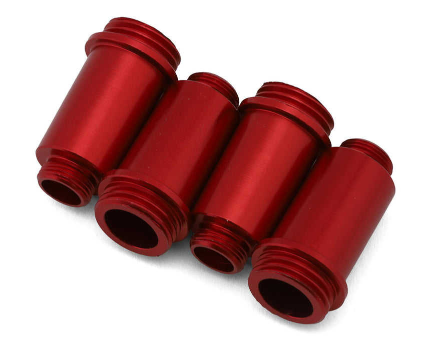 Redcat 30381 MT-18/Ascent-18 Red Aluminum Shock Bodies (4 Pack)