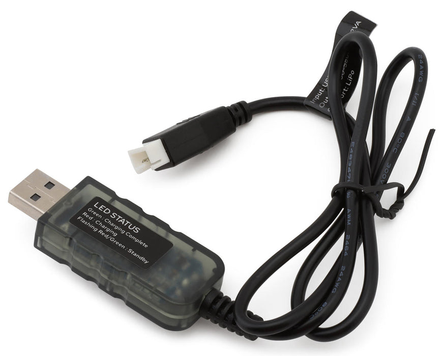 Redcat 31099 MT-18/Ascent-18 USB Battery Charger with PH2.54 JST-XH 3-Pin Connector