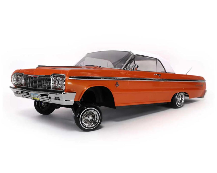 Redcat 32895 Orange/White SixtyFour Chevrolet Impala 1/10 RTR Scale Hopping Lowrider