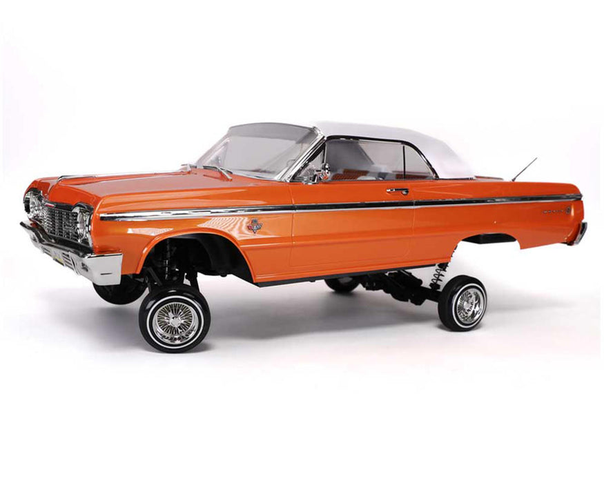 Redcat 32895 Orange/White SixtyFour Chevrolet Impala 1/10 RTR Scale Hopping Lowrider