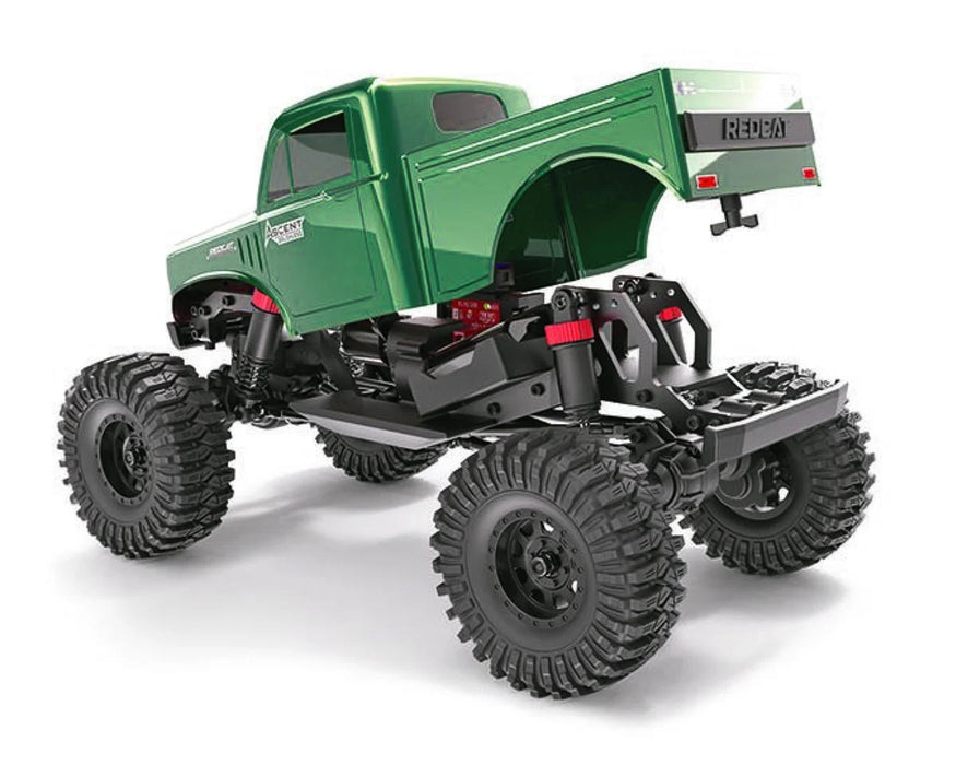 Redcat 39150 1/18 4WD RTR Brushless Rock Crawler Green with Battery and Charger