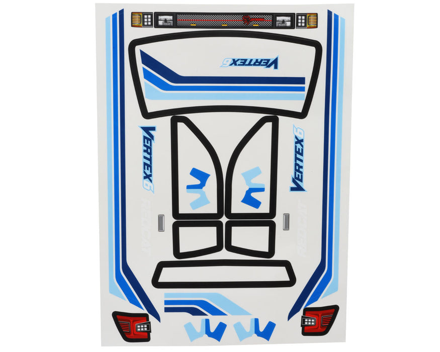 Redcat 41406 Vertex-6 Decal Sheet