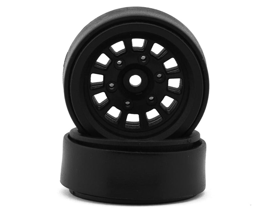 Redcat 42129 Ascent-18 Apex 1.3" Apex Black Composite Beadlock Wheels (2 Pack)