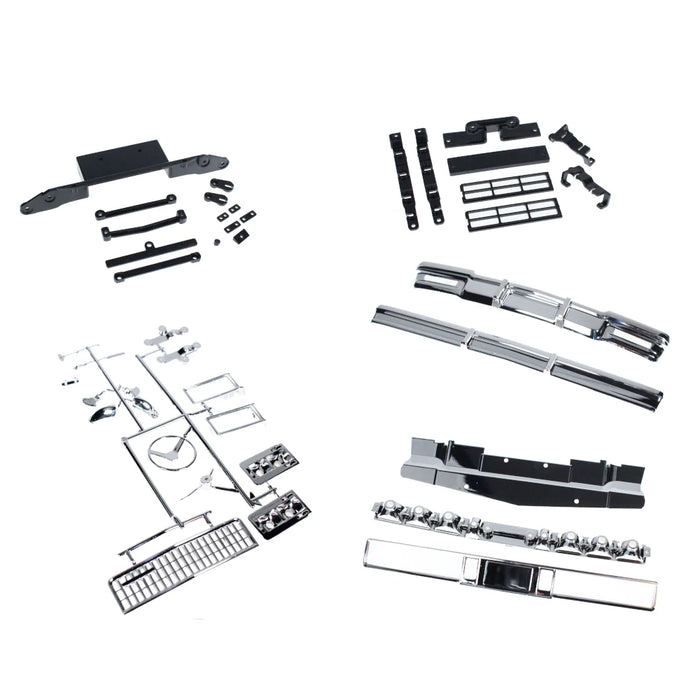 Redcat 43051 87' Caprice Classic Molded Chrome Body Parts Set