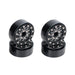 Redcat 43152 1.3" Black Aluminum & Carbon Fiber Micro Crawler Beadlock Wheels 23.8 grams 4 Pack