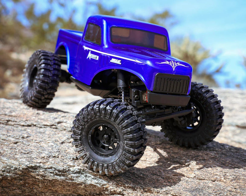 Redcat 43481 1/18 4WD RTR Brushed Rock Crawler Blue with Battery and Charger