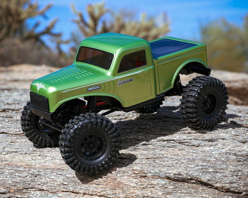 Redcat 43483 1/18 4WD RTR Brushed Rock Crawler Green with Battery and Charger