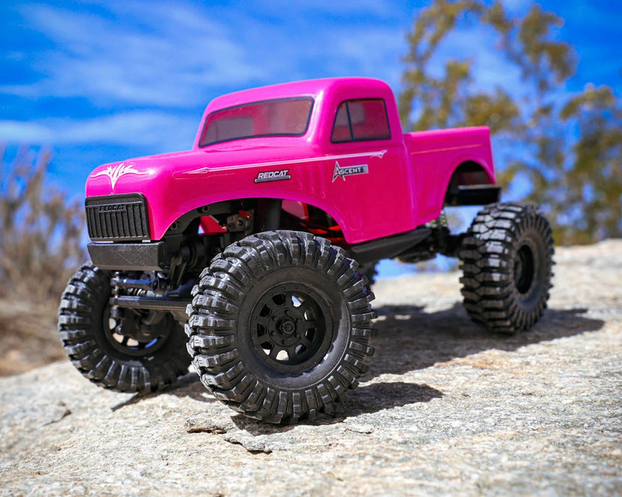 Redcat 43484 1/18 4WD RTR Brushed Rock Crawler Pink with Battery and Charger