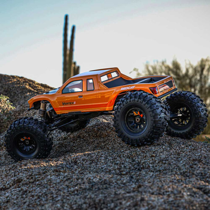Redcat 43494 Orange Vertex-6 Crawler 1/6 RTR 4WD Electric Brushless Rock Crawler