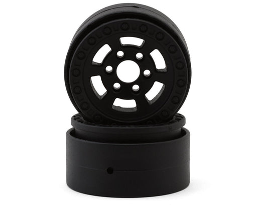 Redcat RER43537 Vertex-10/Vertex-10W Black 1.9" 6-Slot Composite Beadlock Wheels (2 Pack)