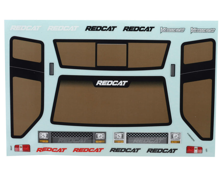 Redcat RER43624 Vertex-10 Clear Low Profile Body Set