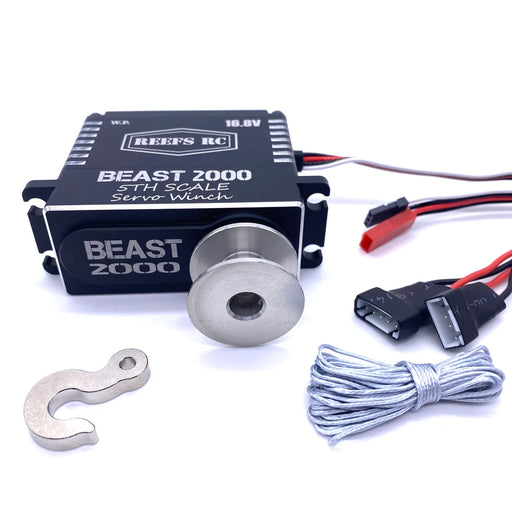 Reefs RC (117) Beast 2000 1/5th Scale Waterproof 3S/4S Servo Winch