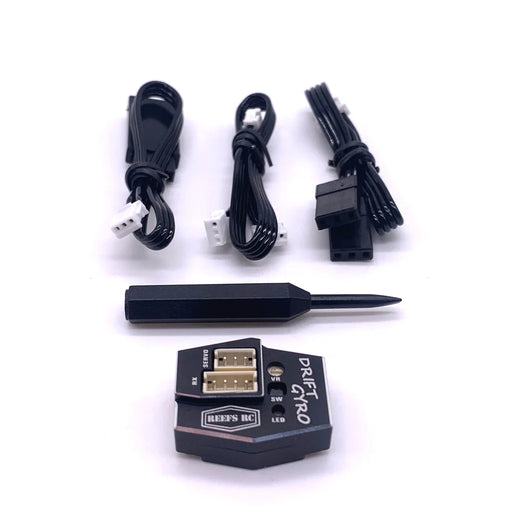Reefs RC (142) Black Gyro for 1/10 and Mini Scale RC Drift Cars