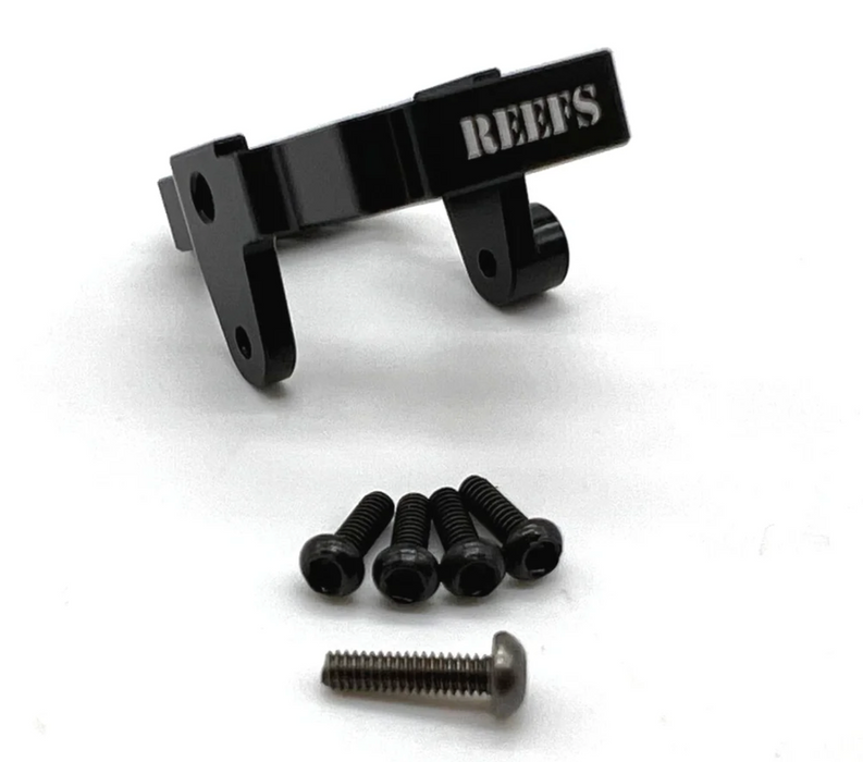 Reefs RC (149) Black Aluminum TRX-4M Servo Mount