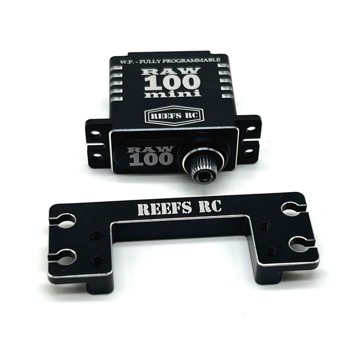 Reefs RC (150) RAW100 Black Aluminum Servo Mount
