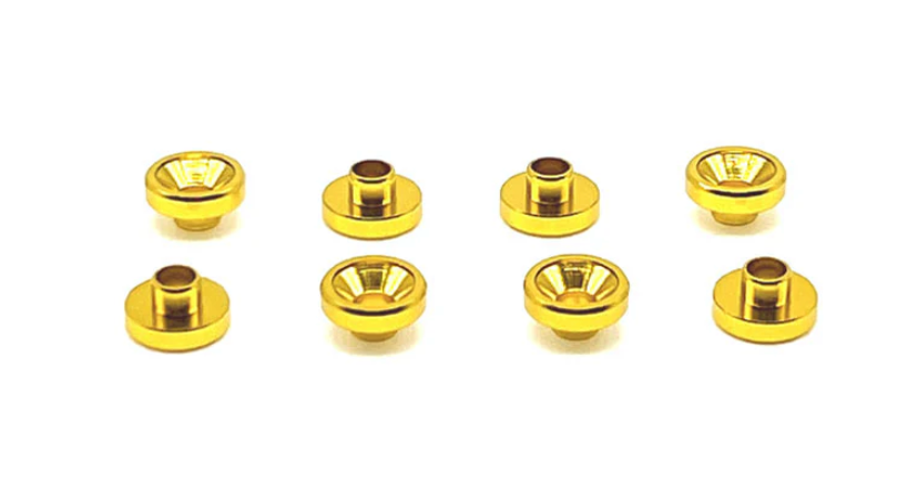 Reefs RC (172) Gold Aluminum Servo Washers (8 Pack)