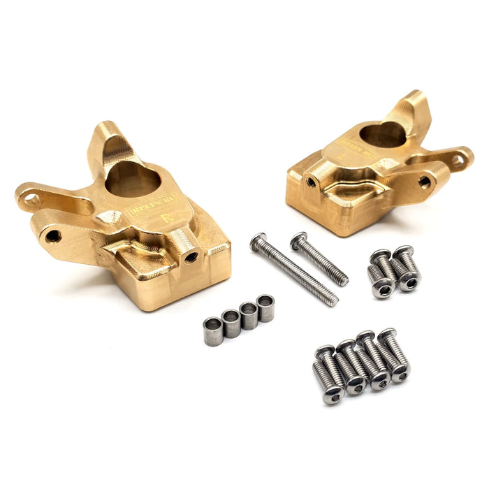 Reefs RC (175) Brass Portal Knuckle Set for Axial SCXPro / Capra / SCX10III