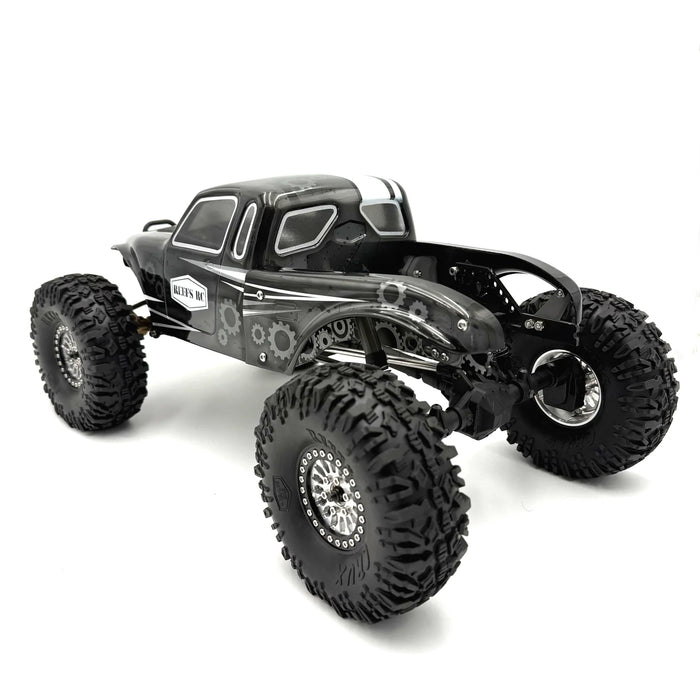 Reefs RC Clear PLAGUE 1/10th Crawler CompBody Set with Stickers and Masking