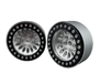 Reefs RC SEHREEFS218 Shield 1.9" Beadlock Deep Dish Off-Road Crawler Wheels with Black Rings and Hardware