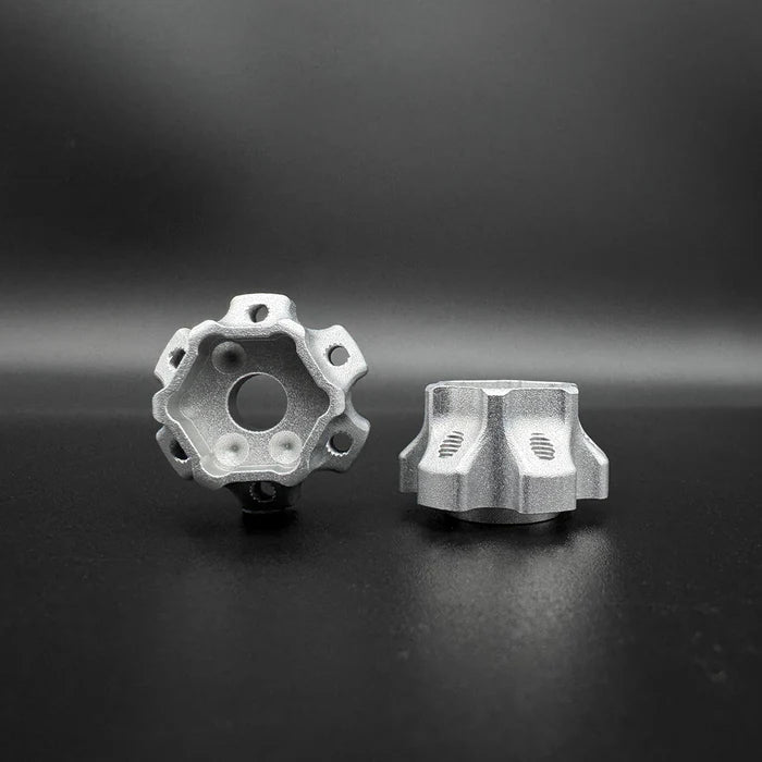 Reefs RC SEHREEFS221 12mm Hex "DOT" Machined Aluminum Hubs 1 Pair "3 DOT 7mm"