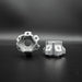 Reefs RC SEHREEFS221 12mm Hex "DOT" Machined Aluminum Hubs 1 Pair "3 DOT 7mm"
