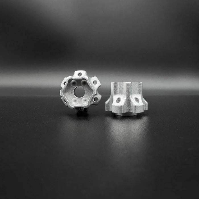 Reefs RC SEHREEFS222 12mm Hex "DOT" Machined Aluminum Hubs 1 Pair "4 DOT 10mm"