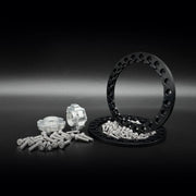 Reefs RC SEHREEFS229 Shield 2.2" Shield Beadlock Off-Road Crawler Wheels with Black Rings and Hardware