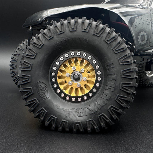 Reefs RC SEHREEFS255 Shield "1.9" Beadlock Off-Road Crawler Brass Wheel Face