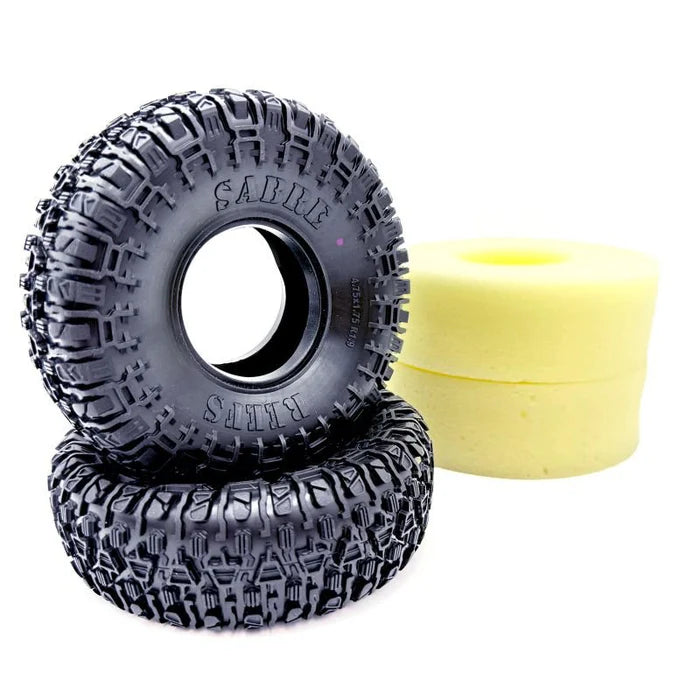Reefs SEHREEFS252 SP Sabre 4.75 Crawler Tire with Foam Inserts 2 Pack Pink Compound