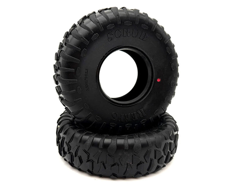 Reefs SEHREEFS284 2.2" Scrub Performance Class 3 Crawler Tire with Foam Inserts Pink Compound (2 Pack)